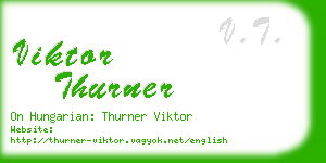 viktor thurner business card